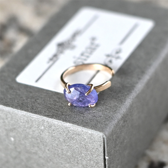 14kgf タンザナイトイヤーカフ（plane）【片耳】 イヤーカフ sinar