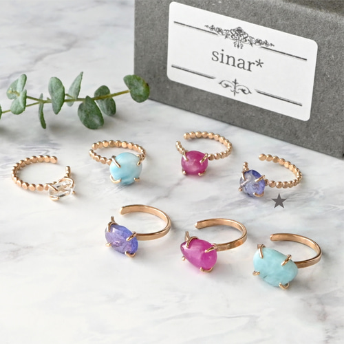 14kgf タンザナイトイヤーカフ（dot）【片耳】 イヤーカフ sinar* 通販