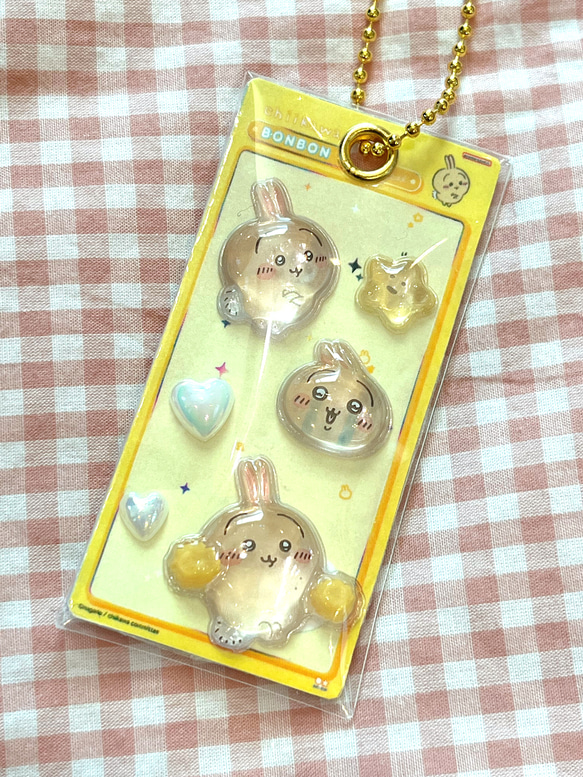⭐︎ボンボンドロップシールミニキーホルダー⑥⭐︎ シール 