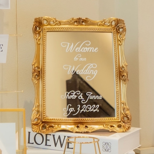 ウェルカムミラー ウェルカムボード ウェディング 結婚式 ウェルカム