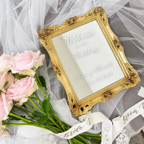 ウェルカムミラー ウェルカムボード ウェディング 結婚式 ウェルカム