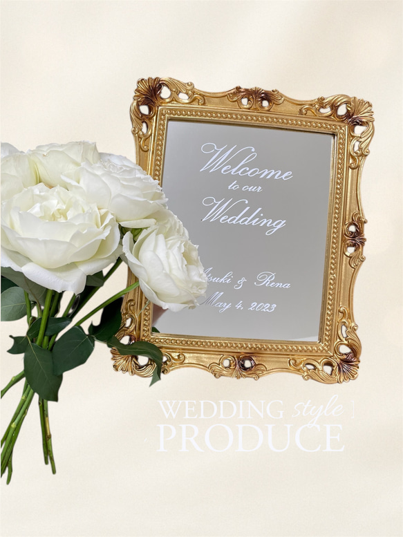 ウェルカムミラー ウェルカムボード ウェディング 結婚式 ウェルカム