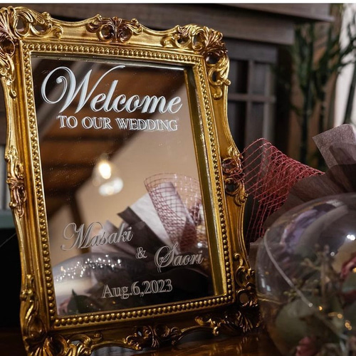 ウェルカムミラー ウェルカムボード ウェディング 結婚式 ウェルカム