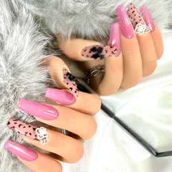 ヒョウ柄 ネイルチップ（つけ爪） の人気通販｜Creema(クリーマ) 国内