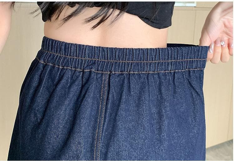 大きいサイズ レディース デニム　ショートパンツ　春夏 秋 新品 キュロット