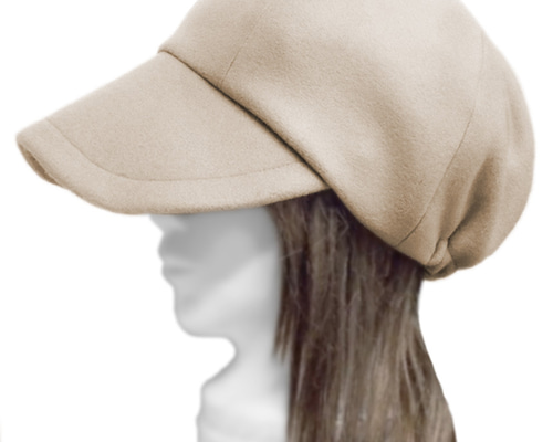 moto ベージュ リネン キャスケット moto ベージュ リネン キャスケット