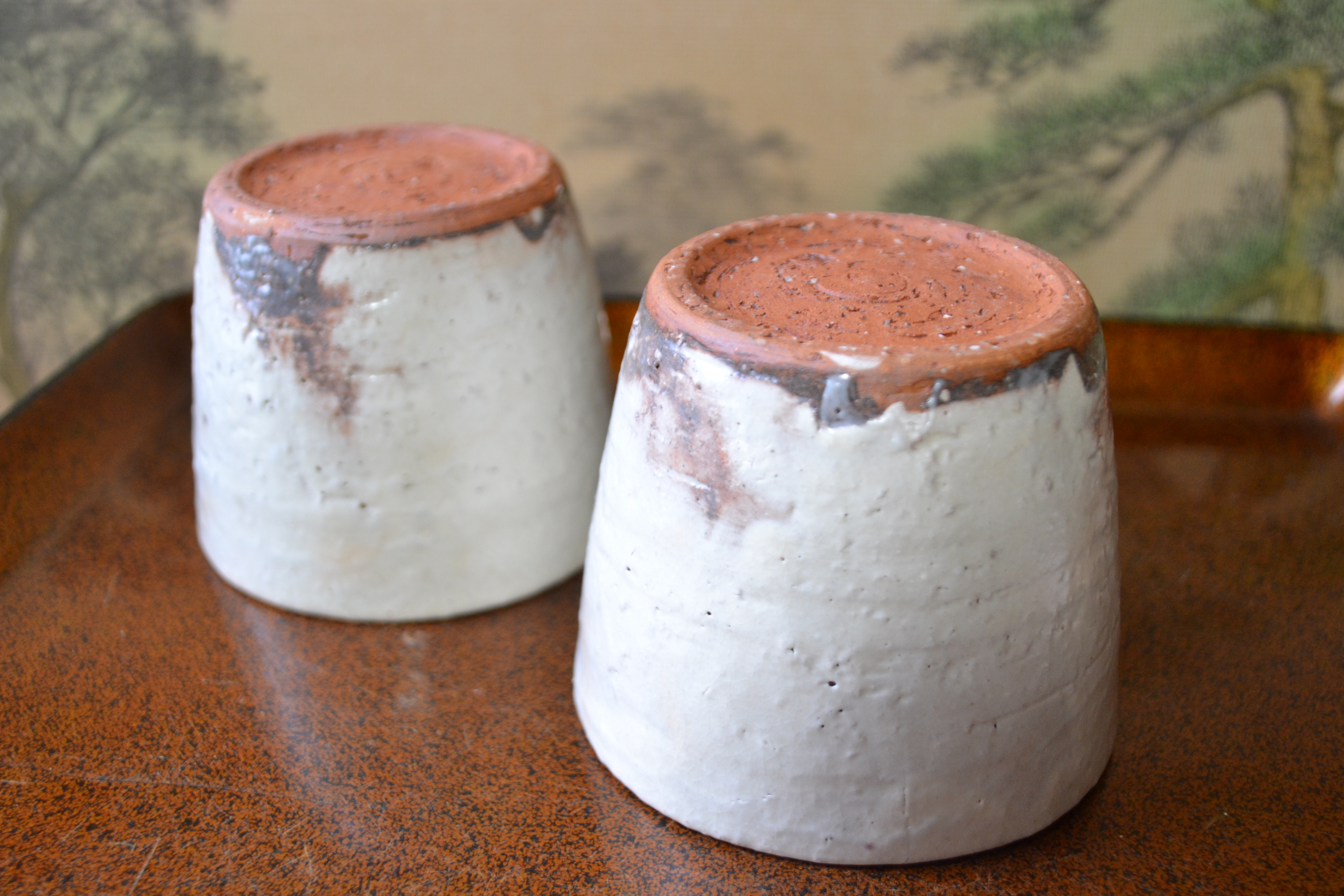 【お値打ち品！】そば猪口2個組(ホタル)　湯呑み　ロックカップ　★萩焼き　窯変　陶器 4,224円