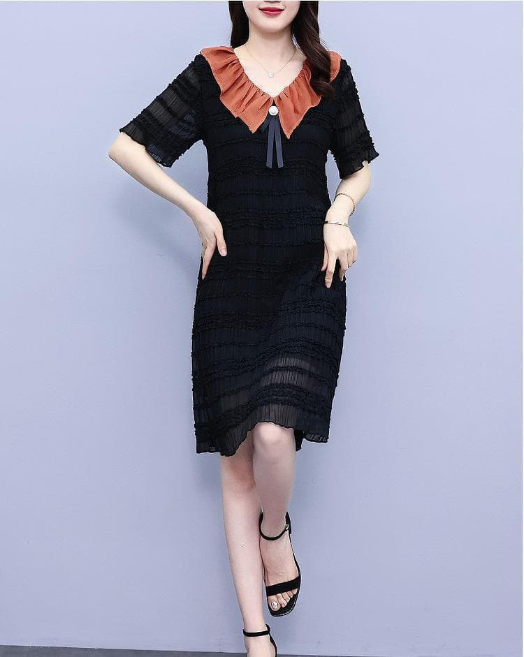 大きいサイズ レディース 春 夏 ワンピース　新品 半袖　秋