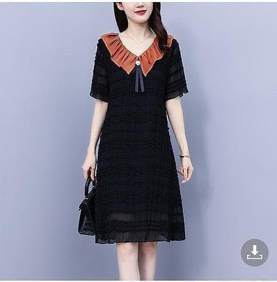 大きいサイズ レディース 春 夏 ワンピース　新品 半袖　秋