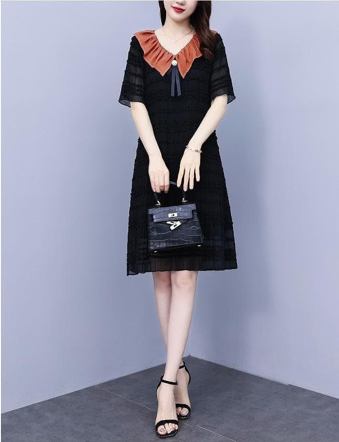 大きいサイズ レディース 春 夏 ワンピース　新品 半袖　秋