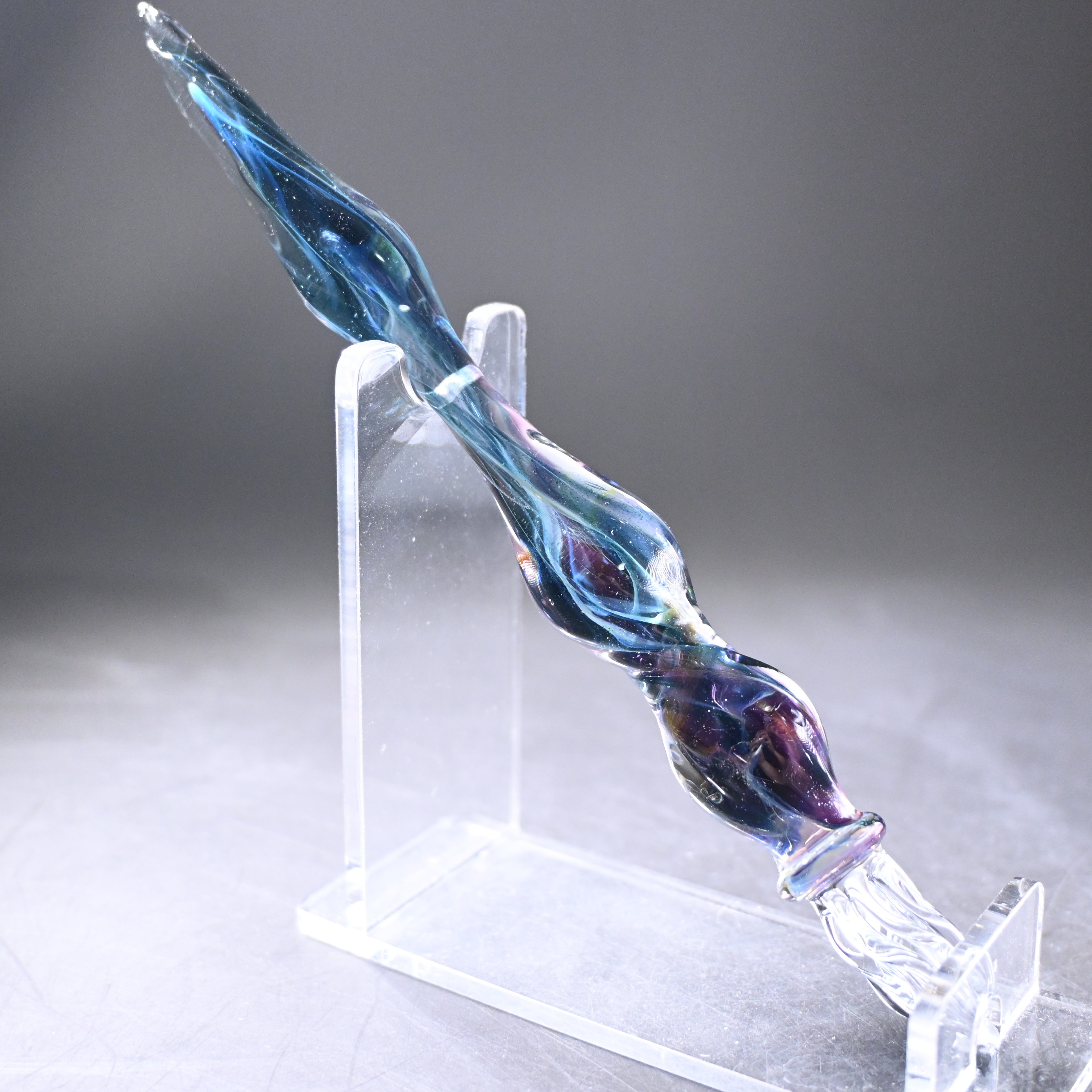 ガラスペンno36  青と紫