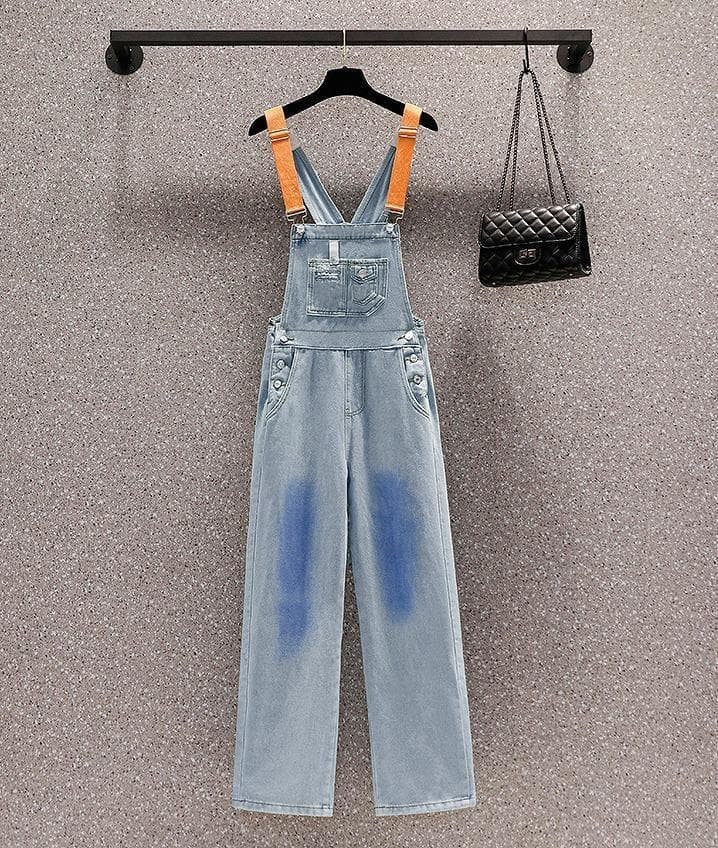 大きいサイズ レディース　オーバーオール　サロペット　デニム　パンツ　 新品