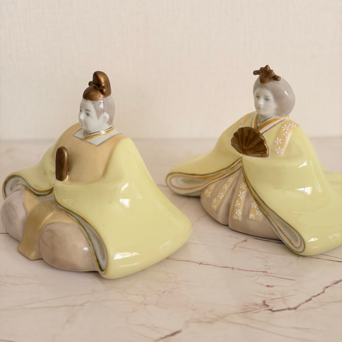 即納】雛人形 陶器 ひな人形・雛飾り Chezvous 通販 20290447｜Creema