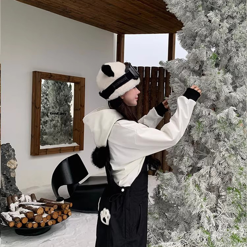 限定セール スノボウェア 上下セット パーカー オーバーオール2点