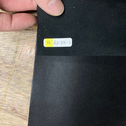 牛革：Ａ３（29.7cm × 42cm）・ハンドメイド＃黒-1　レザークラフト　本革 2枚目の画像