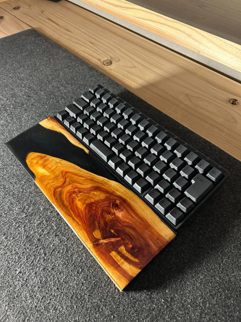 HHKB キーボード アームレスト パームレスト リストレスト 木製 天然木