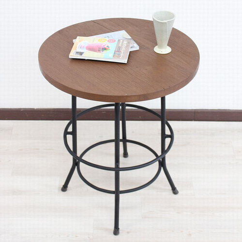 在庫セール 値下げ チーク 無垢 鉄脚 テーブル ちゃぶ台 サイドテーブル 在庫セール 残り1台】カフェテーブル 古材 無垢 チーク材 無垢