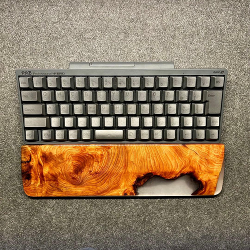 HHKB アームレスト パームレスト リストレスト 蓄光 木製 無垢材