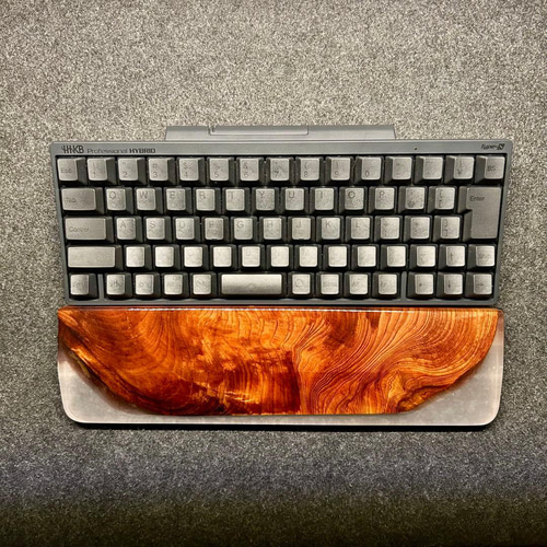 HHKB アームレスト パームレスト リストレスト 蓄光 木製 無垢材