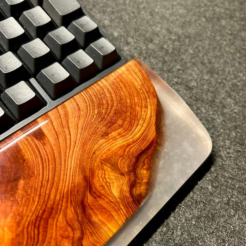 HHKB アームレスト パームレスト リストレスト 蓄光 木製 無垢材 おしゃれ HHKB アームレスト パームレスト リストレスト 蓄光 木製 無垢材