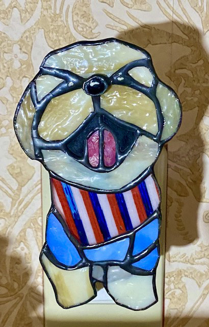 笑顔のシーズーのナイトライト