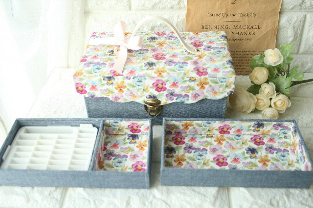 通帳・キャッシュトレーが入るマネートランク　リバティ　シンクオブミー