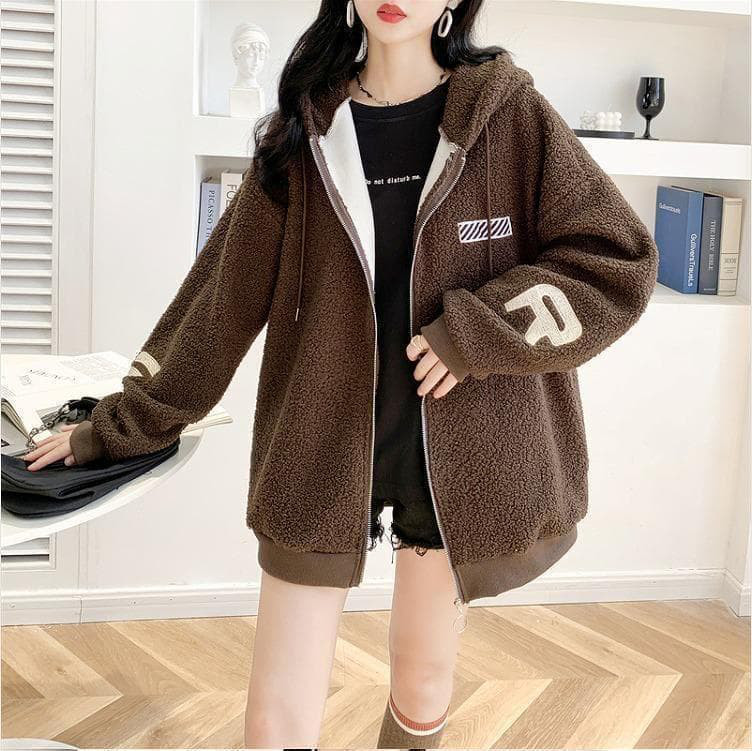 【ラス１白】大きいサイズ レディース パーカー　アウター　春 秋冬 新品 長袖s