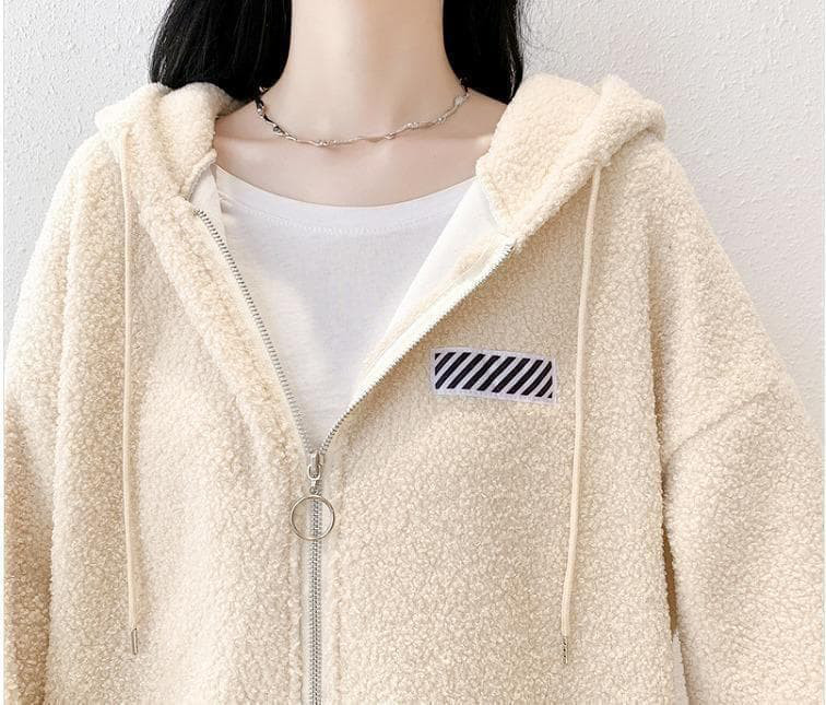 【ラス１白】大きいサイズ レディース パーカー　アウター　春 秋冬 新品 長袖s