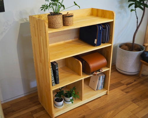 特注ver. ランドセルラック | ナチュラル ＊ 木製 ＊ 収納棚 棚