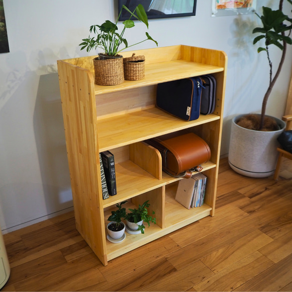 特注ver. ランドセルラック | ナチュラル ＊ 木製 ＊ 収納棚 棚