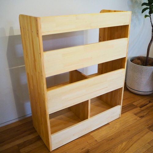 ランドセルラック　no3410　　ナチュラル 天然木のランドセルラック(91054)【生活雑貨のELEMENTS本店】 | 【生活