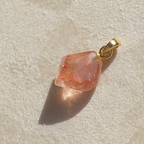 愛のパワー溢れる❣️カザフスタン産ストロベリークォーツ　ハート　ペンダントトップ 愛のパワー溢れる❣️カザフスタン産ストロベリークォーツ ハート