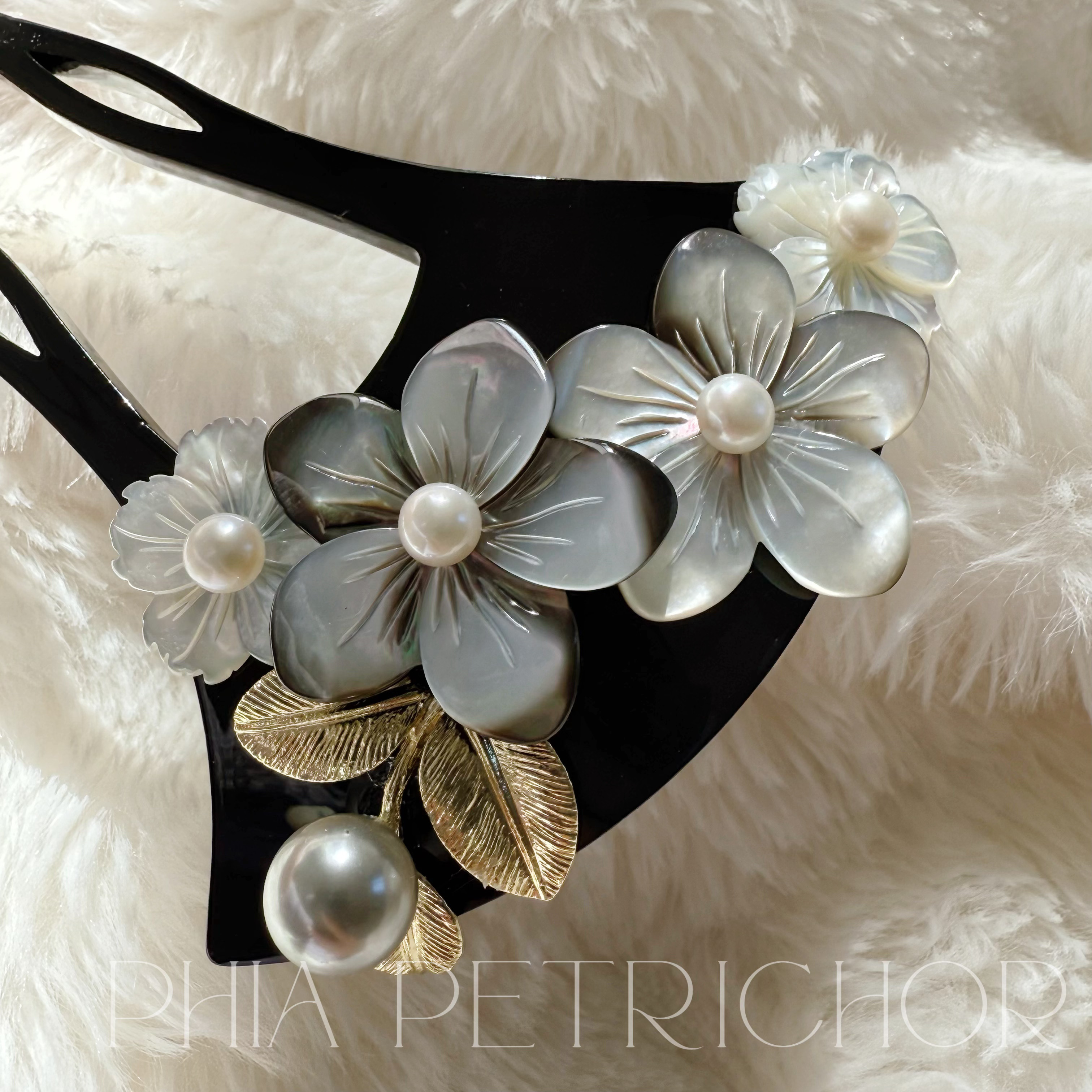 簪 和 K24GP 桜 かんざし バチ型 パール 簪 着物 髪飾り 留袖 着物 成人式 結婚式 卒業式