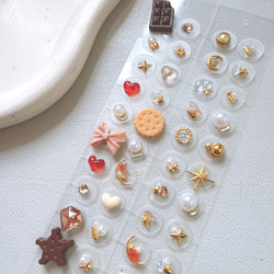 NEW!】No.34 耳ツボジュエリー 40粒 バレンタイン イヤリング