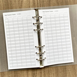 A5サイズ トレーシングペーパー 無地 システム手帳リフィル 手帳 ひと