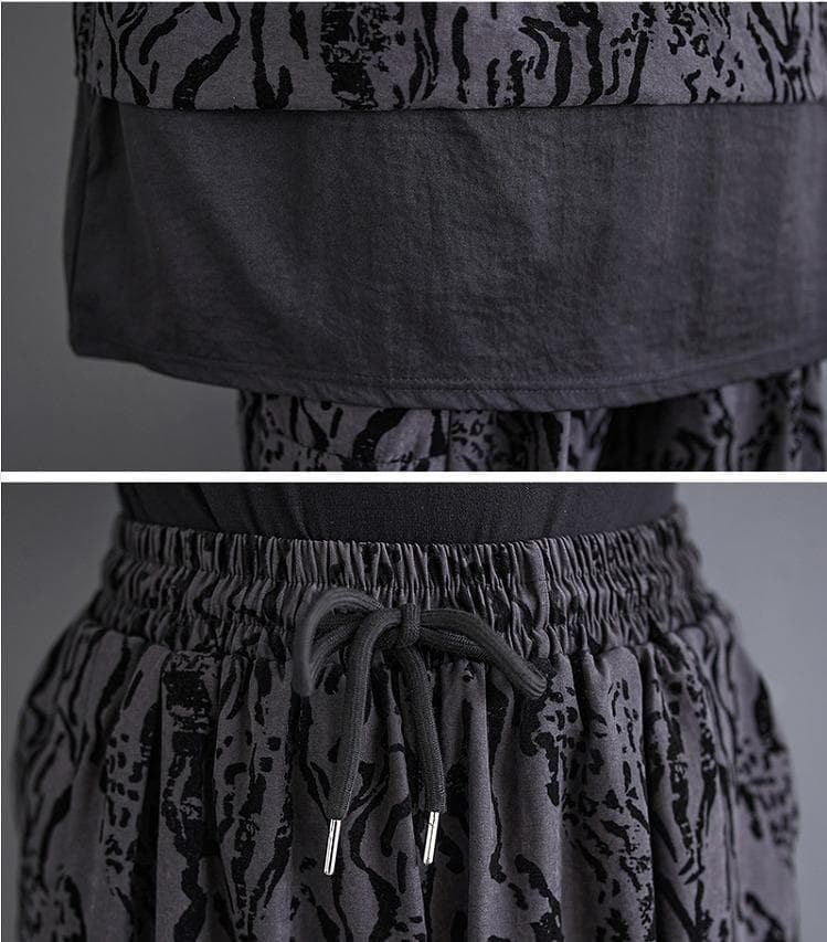 大きいサイズ セットアップ　レディース 秋冬 長袖　パンツ　アニマル柄⭐