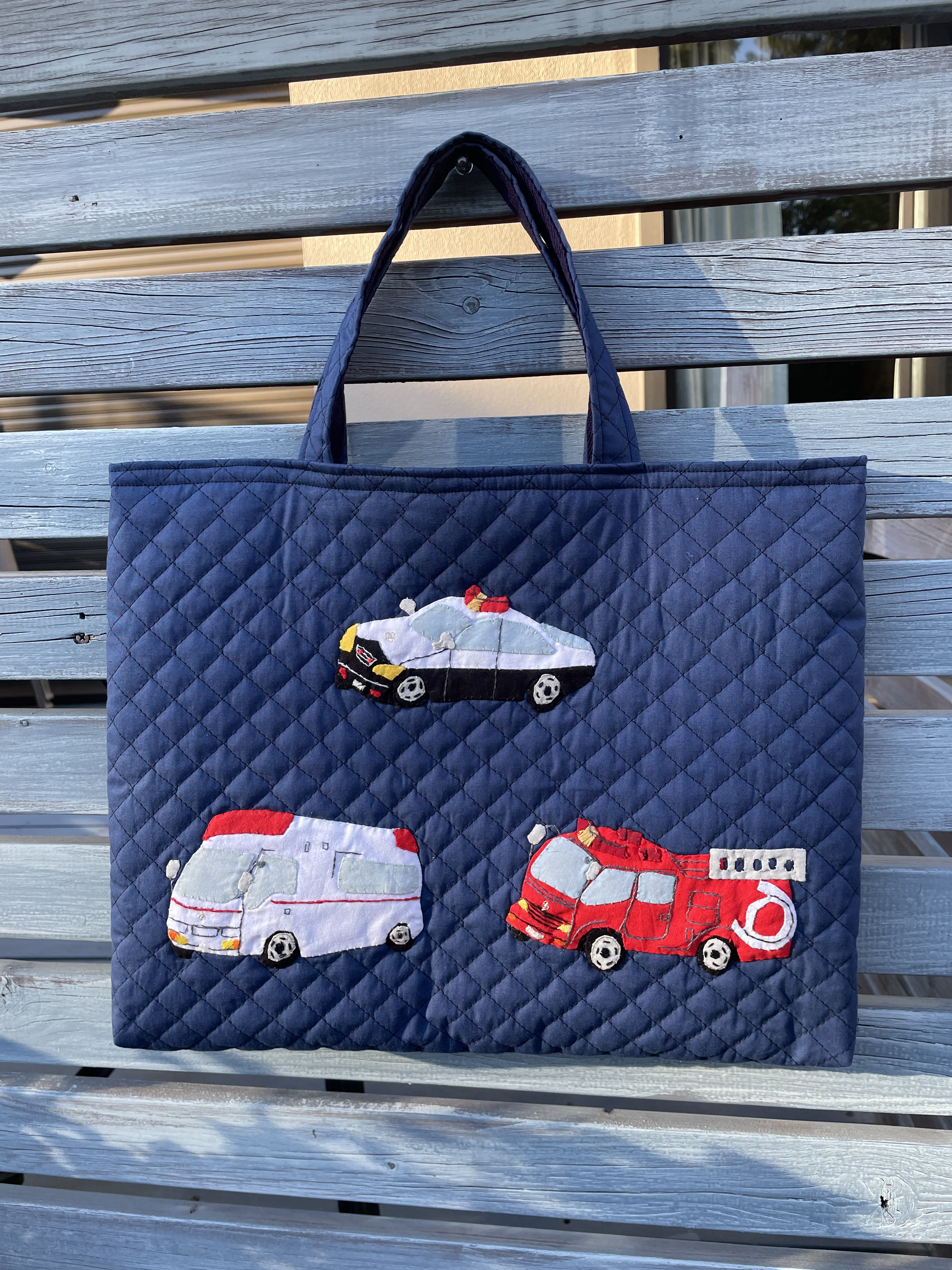 緊急自動車(パトカー救急車消防車)レッスンバック