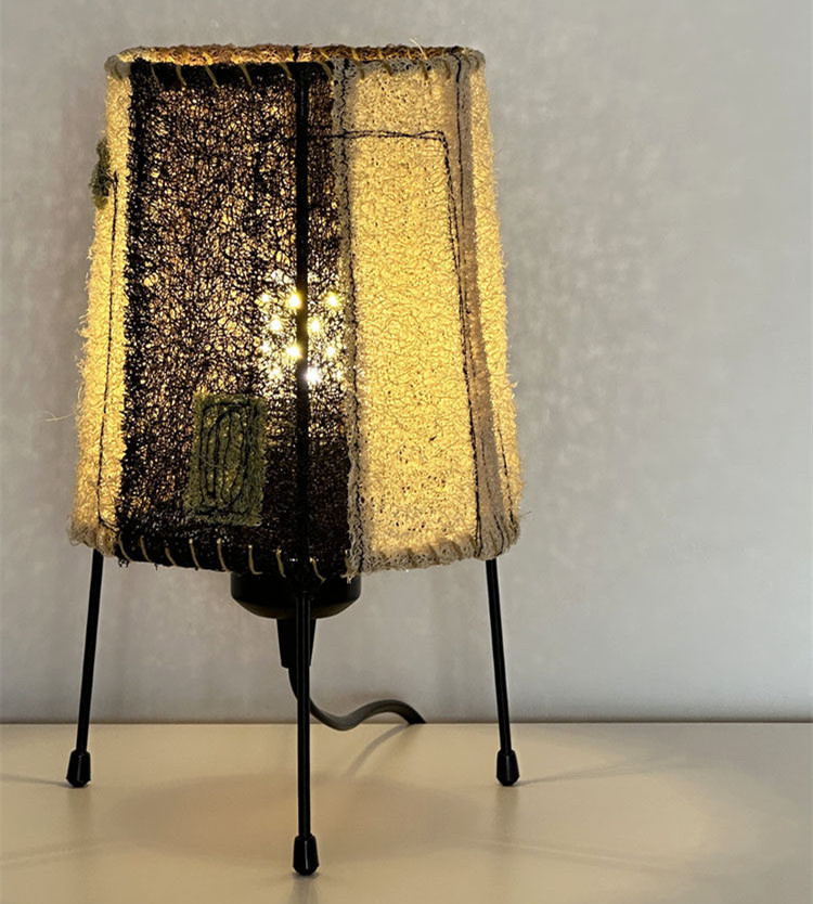 ヘチマランプ天然へちまわびさび風レトロランプ 寝室リビング民宿インテリア