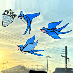 ステンドグラスパネル【お正月】 ステンドグラス お正月飾り 松3 | iichi 日々の暮らしを心地よくする