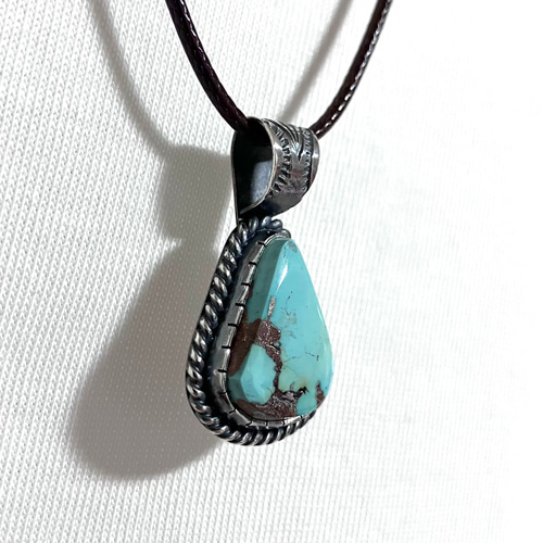 ロイストン ターコイズ シルバー ネックレス ペンダント