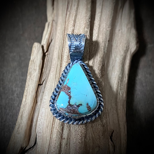 ロイストン ターコイズ シルバー ネックレス ペンダント