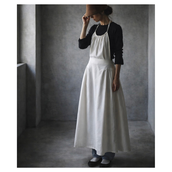 一味違うお洒落デニムエプロン／岡山県児島デニムで魅せる、サイド