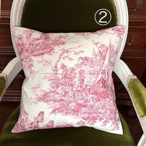 ♡まあちゃん様ご注文品♡ トワルドジュイ クッションカバー2点