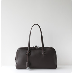 ☆カモフラ迷彩柄レザー×赤レッド裏地のミニトートバッグ!日本製