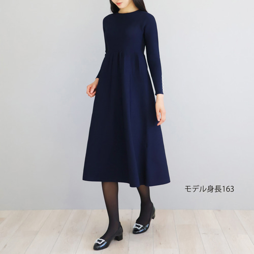 4色・4サイズから選べる◎】ホールガーメント ウエストタックプリーツ