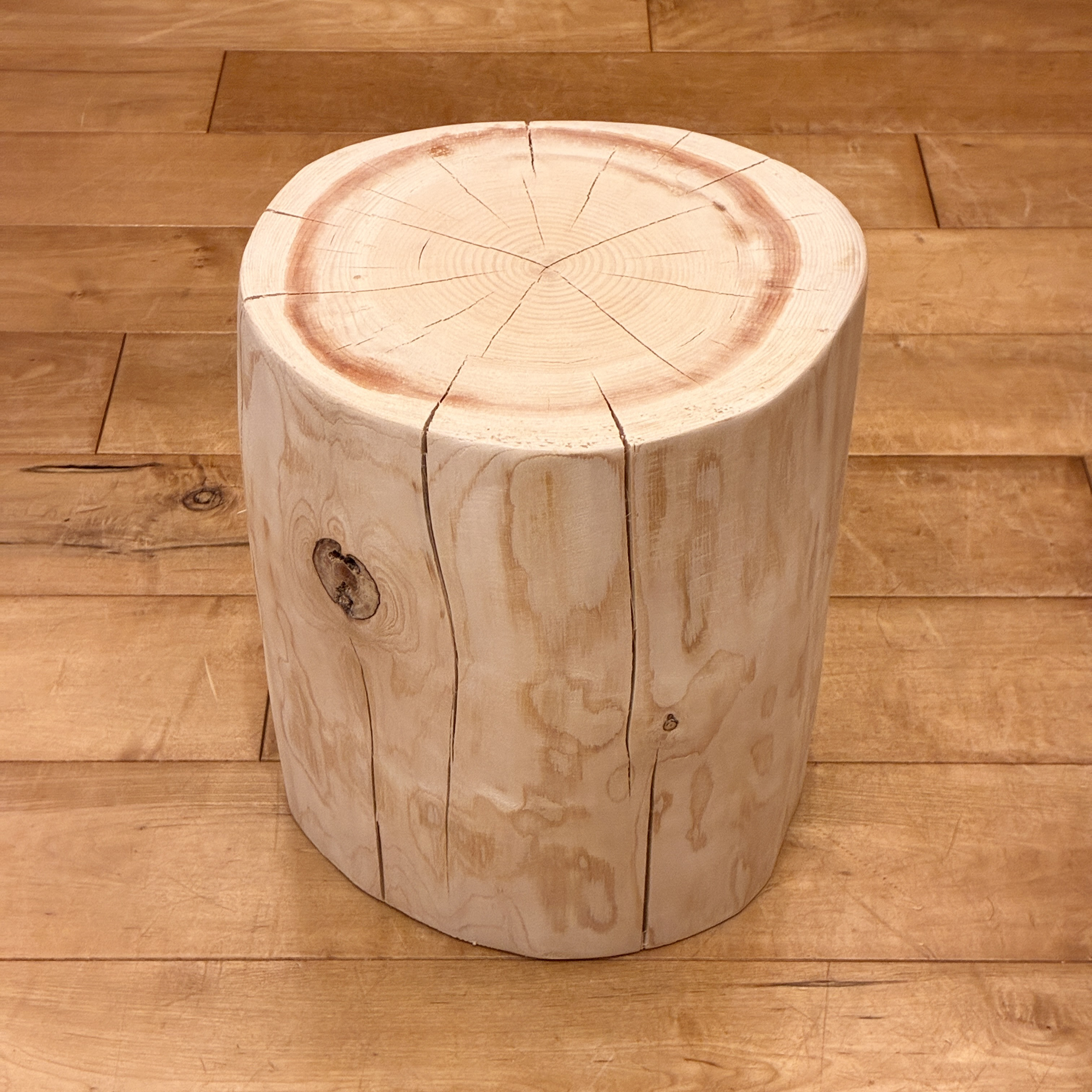Hinoki  Wood  Stool  No.1521