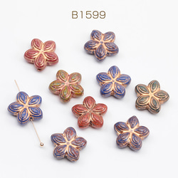 M9267-B 120個 花芯パーツ フラワー つまみ細工 中心パーツ ゴールド