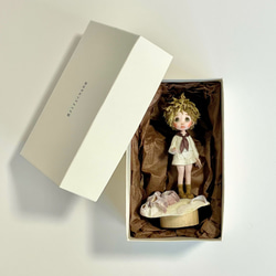 和紙人形『惑星探検』｜コンパスを手に歩き出す子どもと貝殻のミニジオラマ 12枚目の画像