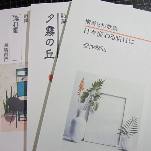 ☆『少額本づくり』句集・歌集・詩集・川柳他／コース➁ A5判 40冊