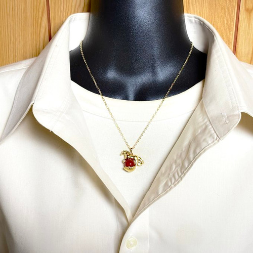 馬年⭐️干支御守り情熱の丙午カーネリアン天然石ネックレスor